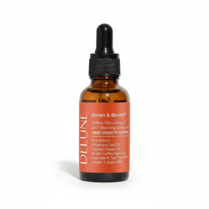 Crown & Bloom™ - Follicle Stimulating + DHT Blocking Botanical Hair Growth Serum