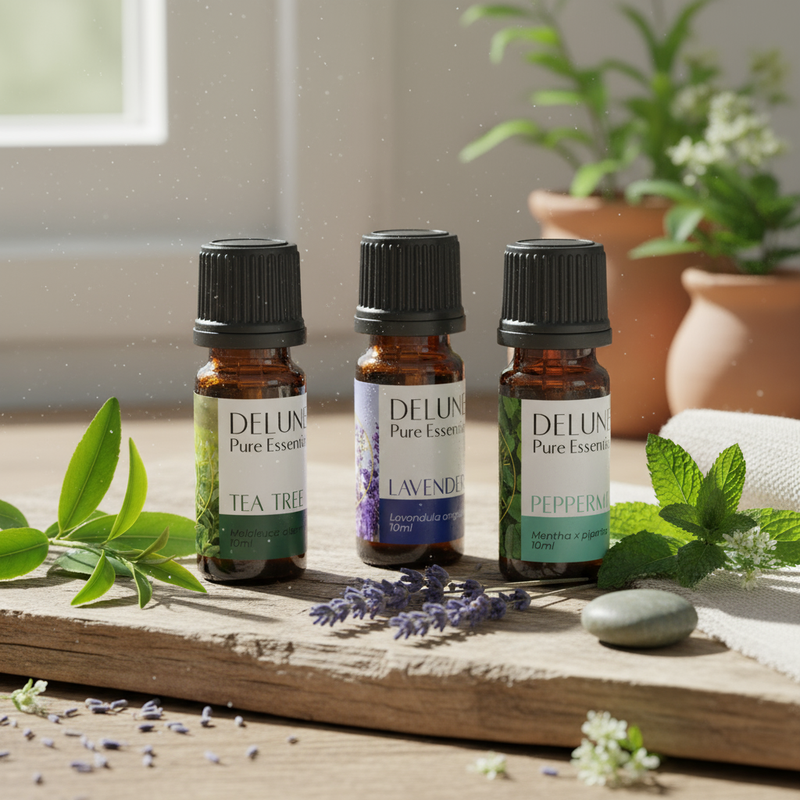 Pacote Trio de Óleos Essenciais Daily Go-To - Conjunto com 3 unidades