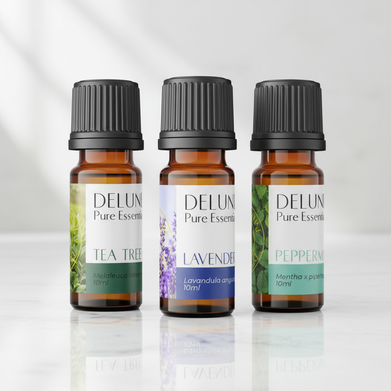 Pacote Trio de Óleos Essenciais Daily Go-To - Conjunto com 3 unidades