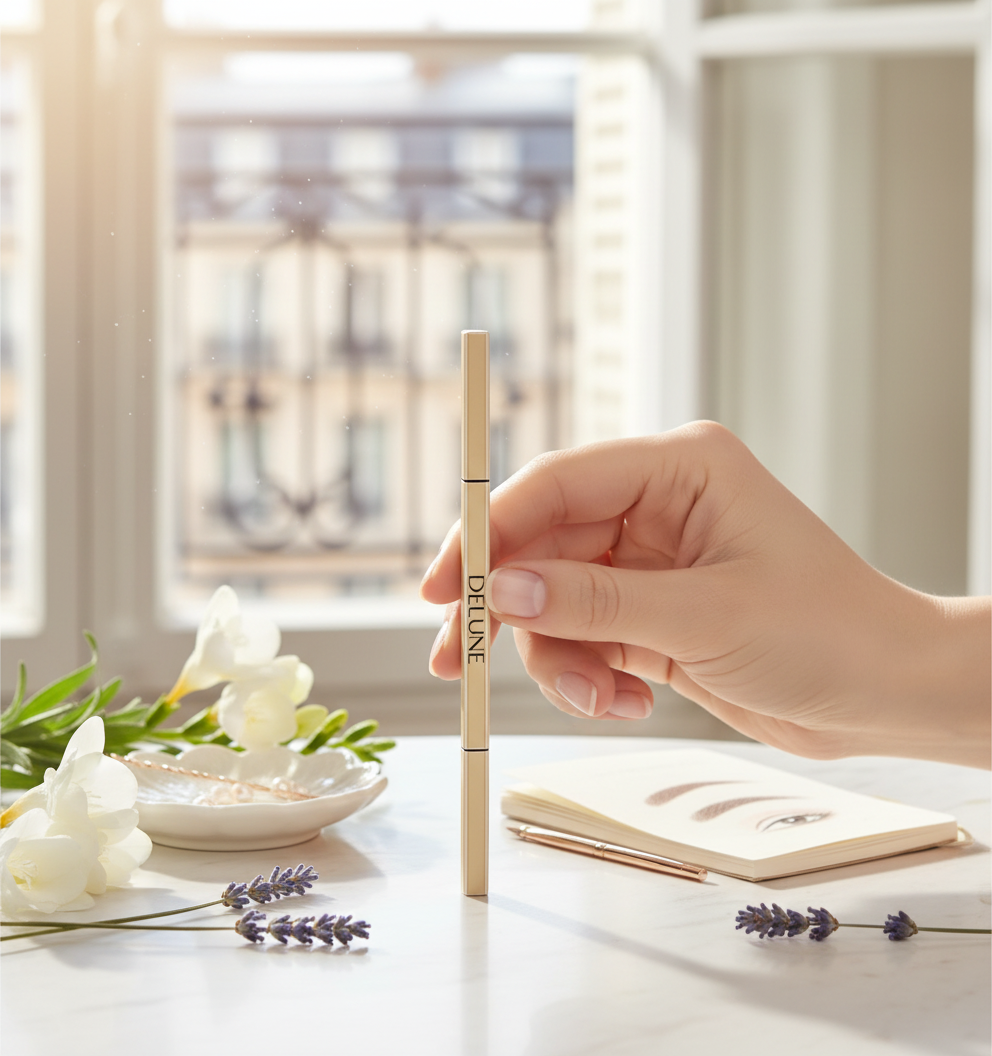 Lápis de sobrancelhas Double Fine