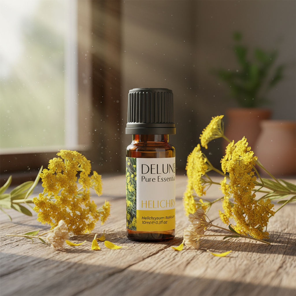 Óleo essencial puro de Helichrysum (Immortelle)
