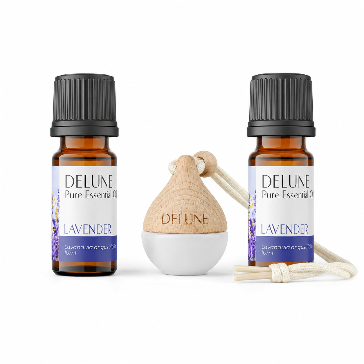 Kit Óleos de Lavanda + Difusor Drop