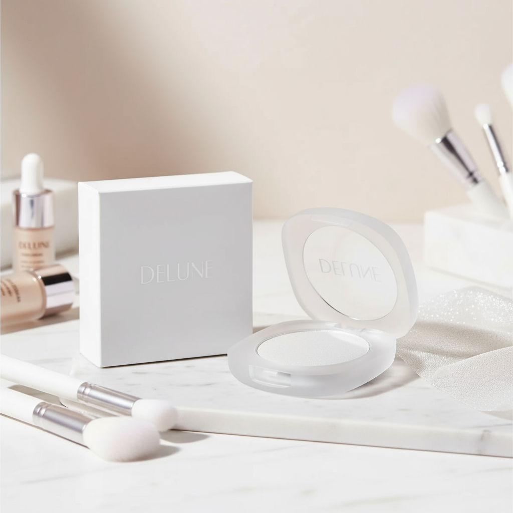 Iluminador em pó compacto