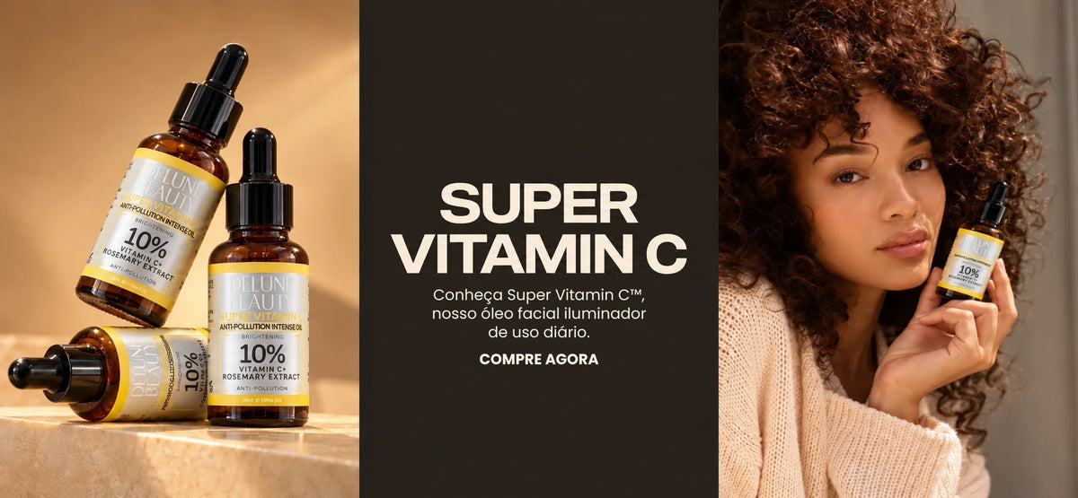 Super Vitamin C. Conheça o Super Vitamin C™, nosso óleo facial iluminador diário. Compre agora.