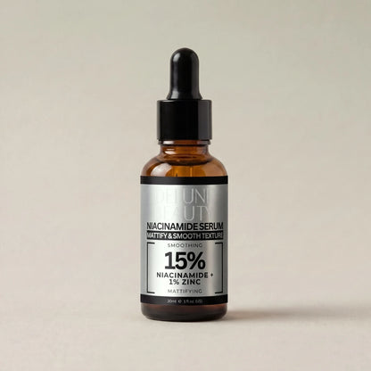 Sérum de Niacinamida 15% + Zinco 1% Delune, foto de estúdio