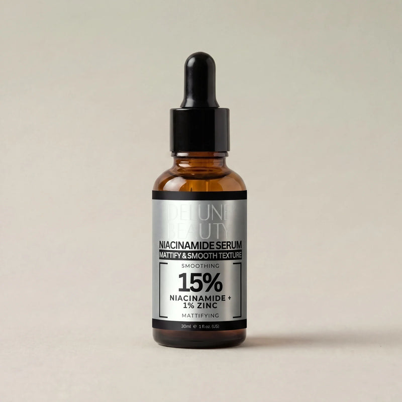 Sérum de Niacinamida 15% + Zinco 1% Delune, foto de estúdio