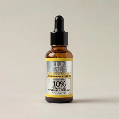 Óleo iluminador Super Vitamin C™ Delune, foto de estúdio