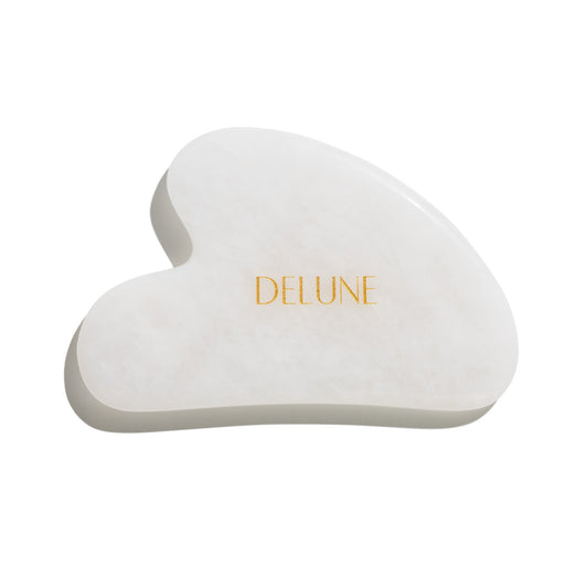 Gua sha de jade branco