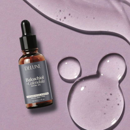 Bakuchiol + óleo facial de calêndula