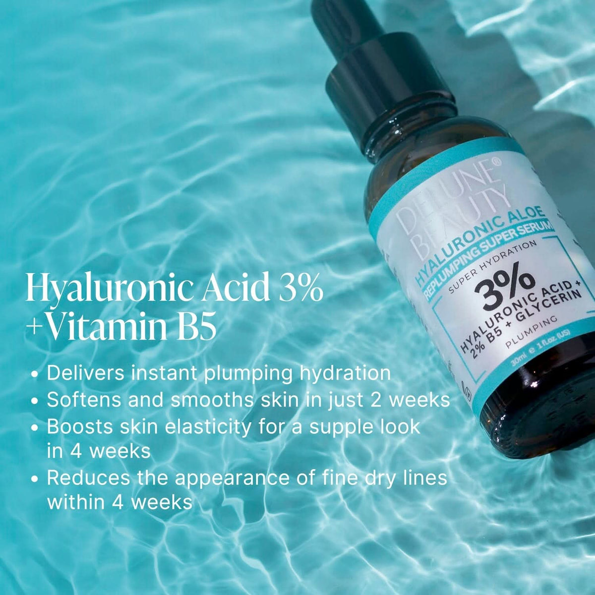 Sérum facial Hyaluronic Aloe B5 – Delune