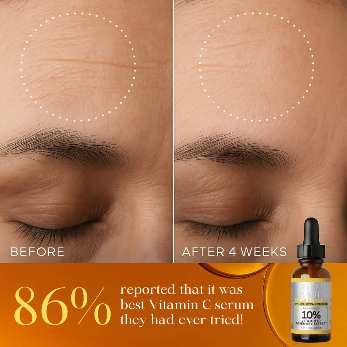 Óleo iluminador antipoluição Super Vitamin C™ 10% – Delune