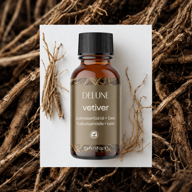 Óleo Essencial de Vetiver + Base